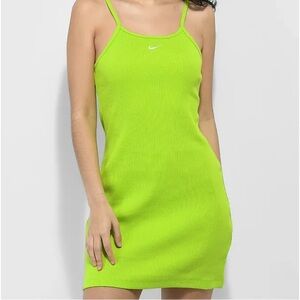 Large Nike Ribbed Green Dress